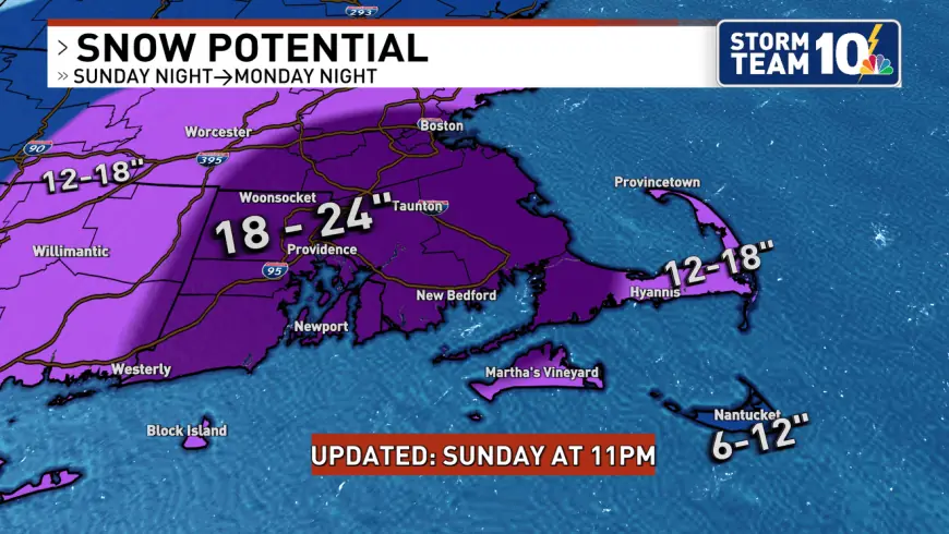 Ri Energy: Blizzard Warning continues for all of southern New England through Monday