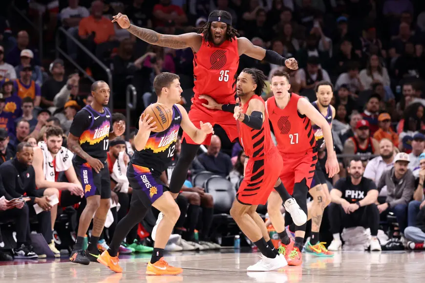 Trail Blazers Vs Suns: Blazers Stifle Shorthanded Suns, Lose Deni Avdija to Back Injury