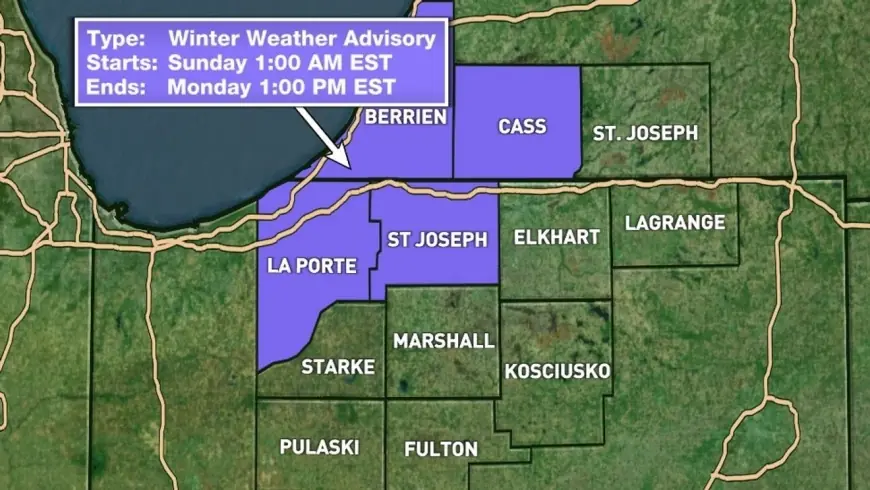 Chicago Weather: Winter Weather Advisory Brings Lake-Effect Snow and Slick Roads to Nearby Counties