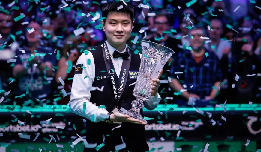 Snooker: Zhao Xintong beats John Higgins 10-7 to win Players Championship in Telford