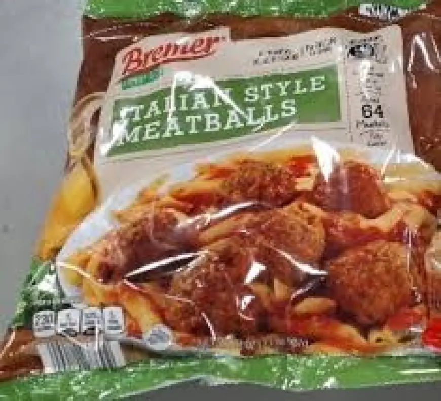 Product Recall: Nearly 9,500 Pounds of Frozen Meatballs Pulled After Metal Fragments Found