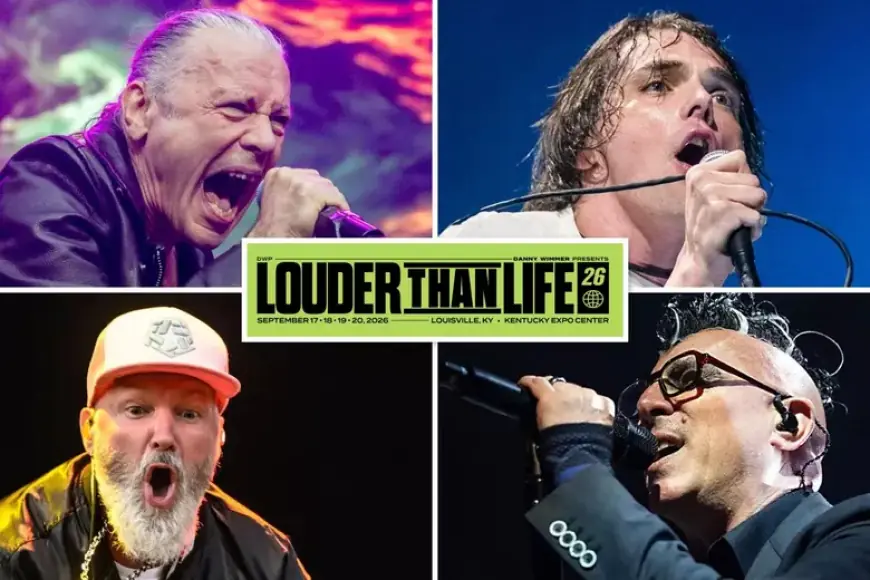 Louder Than Life 2026 Lineup Revealed: Iron Maiden, Tool, My Chemical Romance, Limp Bizkit Headline the Biggest Edition Yet