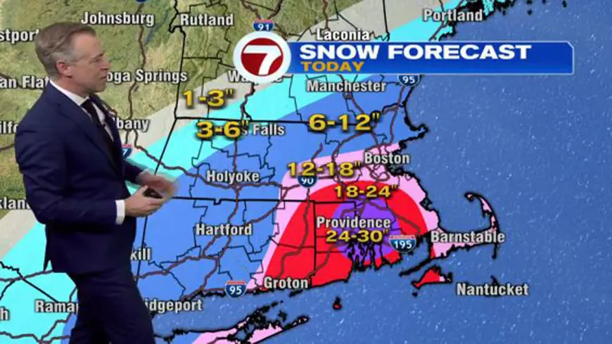 Eversource Outage Map: Who Feels the Immediate Impact as a Nor’easter Delivers Blizzard Conditions Across Massachusetts