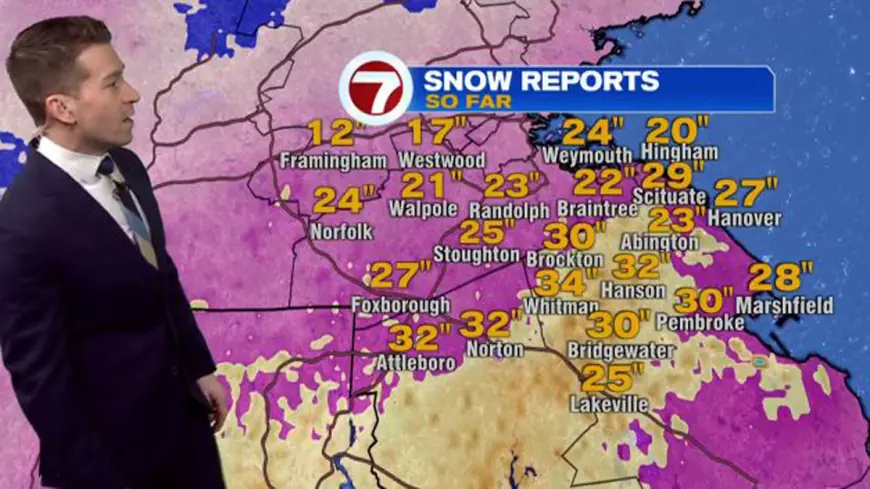 National Grid mentioned as Massachusetts endures Feb. 23 blizzard, towns report 30+ inches