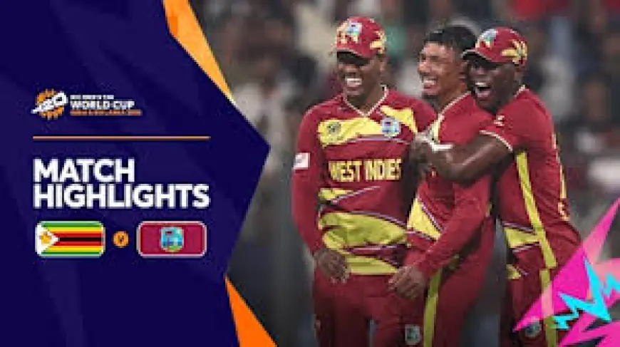 West Indies Vs Zimbabwe: Windies Crush Zimbabwe by 107 Runs in Mumbai to Open Super 8 With Fifth Straight Win