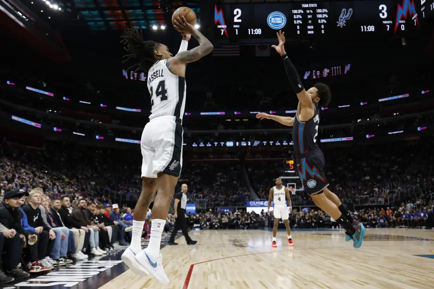 Spurs Vs Pistons: Spurs shooters beat physical Pistons, 114-103