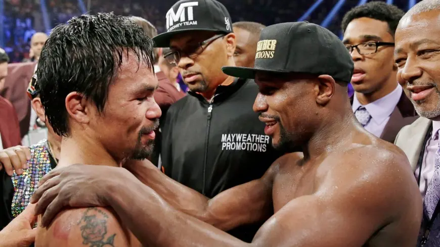 Las Vegas rematch set: Floyd Mayweather and Manny Pacquiao — floyd mayweather to come out of retirement