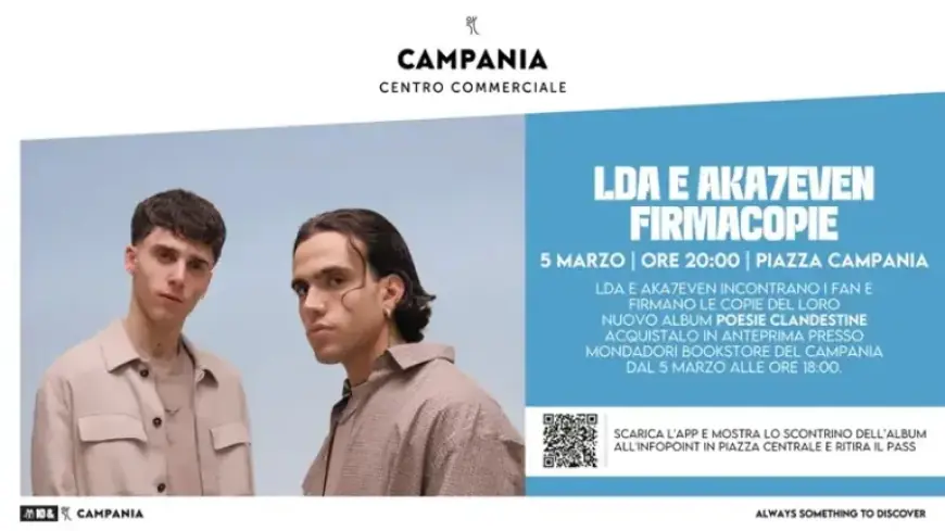 LDA and AKA7even Perform Live from Sanremo to Campania on March 5