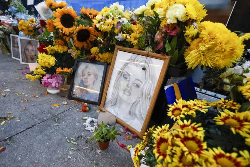 Iryna Zarutska mural goes up in Greenville pawn shop and is vandalized in Brooklyn