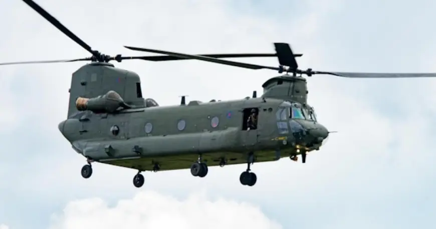 Chinook Helicopter operations centred at Leuchars as chinook helicopter take part in Kukri Dawn exercise
