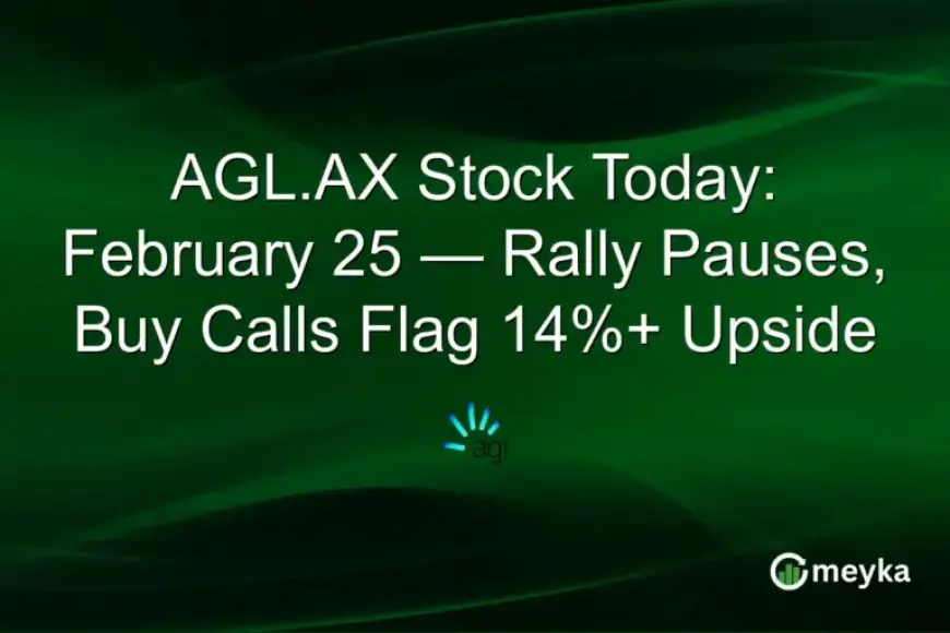 AGL.AX Stock Rally Stalls; Experts Predict Over 14% Upside