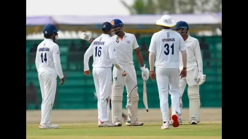 J&K Dominates Karnataka as Dogra Faces Headbutt Controversy in Cricket