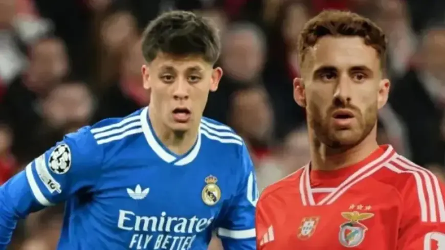 Arda Güler, Rafa Silva Headline Real Madrid-Benfica Clash