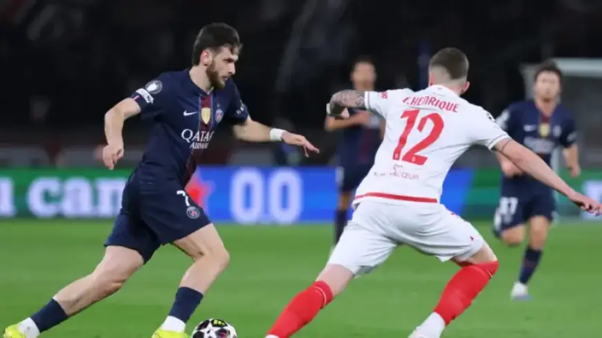 PSG vs. Monaco: Akliouche Scores, Perfect Match Draw at Halftime