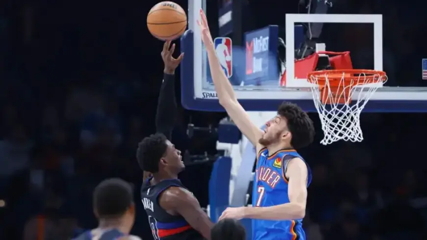 Pistons Gain Advantage as Thunder Struggle with Injuries, Including SGA