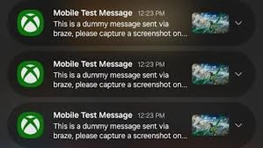Dummy Message Xbox App Floods Notifications — Immediate Impact on Users and an Apology