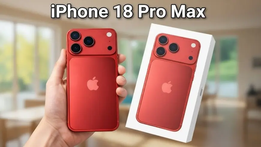 iPhone 18 Pro Max: Apple’s 2026 Flagship Set to Redefine AI, Battery Life, and Pro Photography
