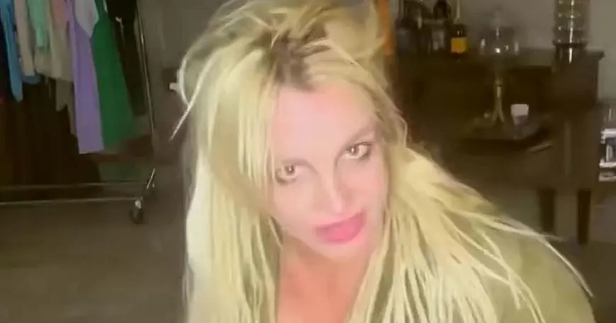 Britney Spears: britney spears posts Instagram dance videos that feature wardrobe issues and nip slips