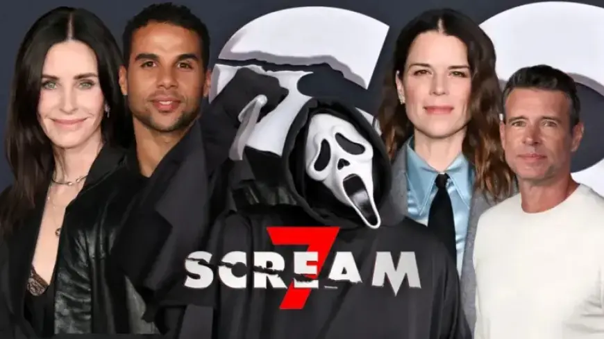 ‘Scream 7’ Red Carpet Shines: Neve Campbell, Courteney Cox, Mason Gooding