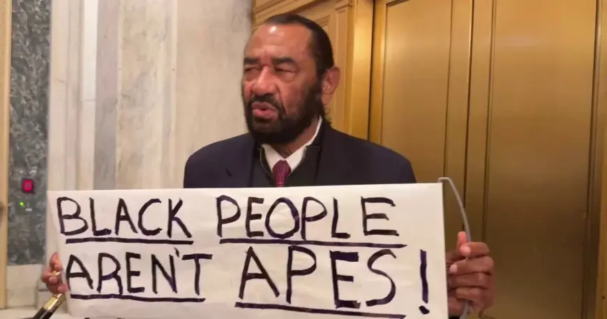 Eric Slover: Trump Awards Medal of Honor to 100-Year-Old Navy Captain During State of the Union; Rep. Al Green Ejected Over Sign