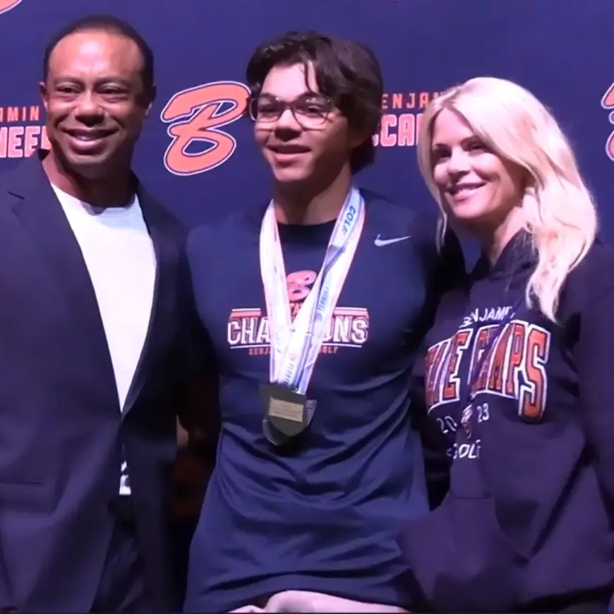 Elin Nordegren Reunites With Tiger for Son Charlie’s Ring Ceremony