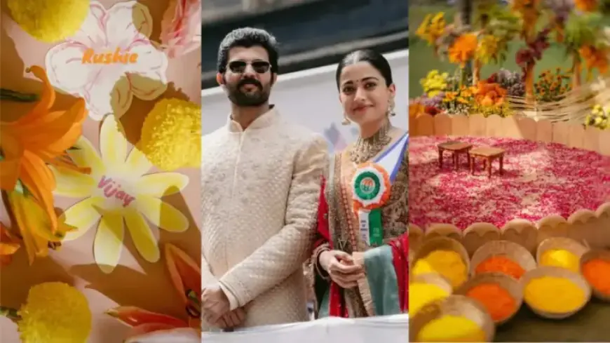 Rashmika Mandanna and Vijay Deverakonda Haldi Ceremony Unveiled: Stunning Photos
