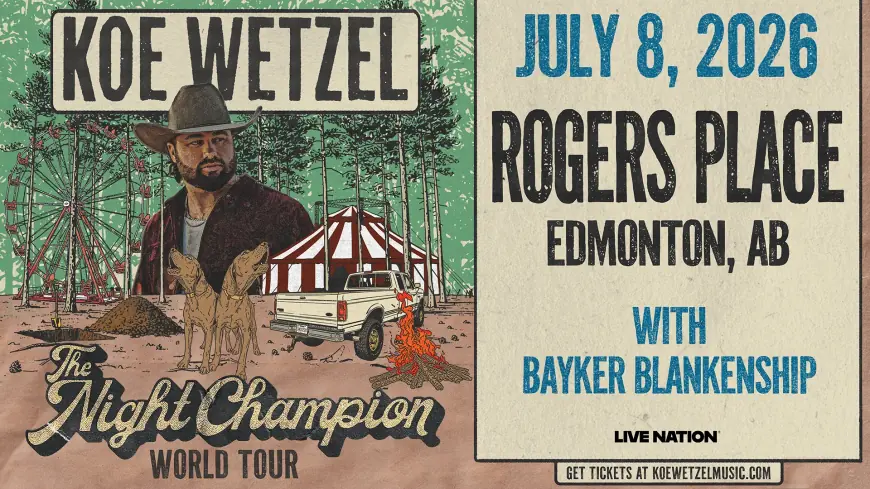 Koe Wetzel World Tour Return: What Tri‑State Fans, Support Acts and Arena Schedules Should Expect on July 8, 2026