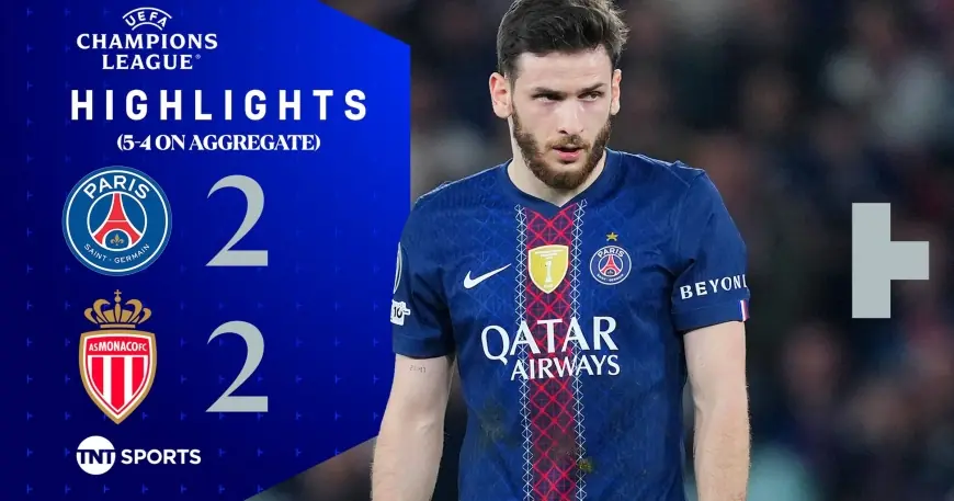 Psg Vs Monaco: Holders Survive Late Scare to Reach Champions League Last 16