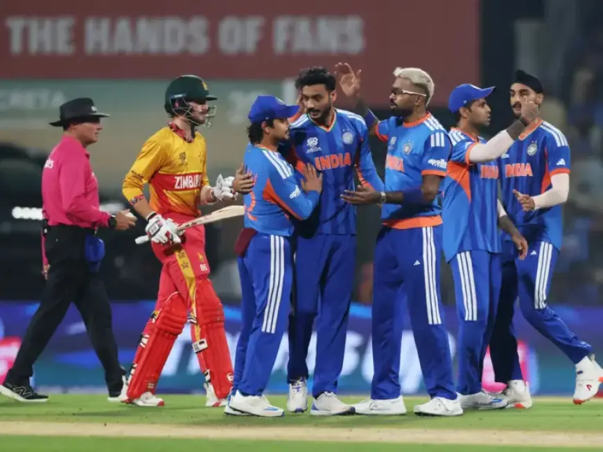 India Faces Zimbabwe in T20 World Cup Showdown Live