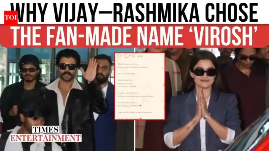 Rashmika Mandanna and Vijay Deverakonda Stroll Together at Sangeet Ceremony