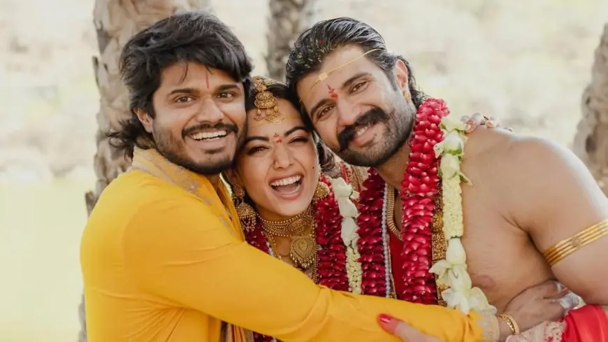 Rashmika Mandanna’s wedding jewellery and Anand Deverakonda’s message after Udaipur ceremony