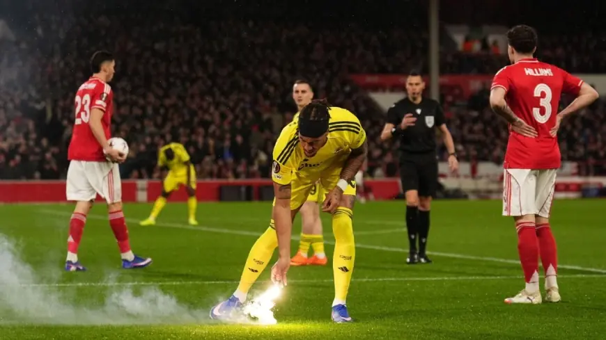 Nottm Forest Vs Fenerbahçe: Fireworks Throw Match Off Early at City Ground