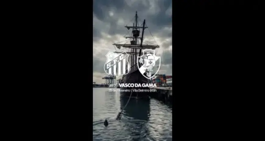 Vasco Shares Video of Caravel Arriving in Santos for Thursday’s Game