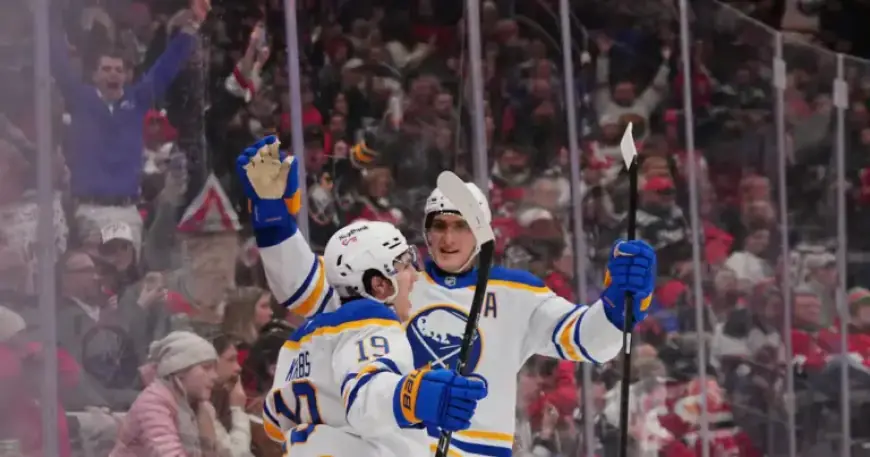 Thompson Stars With Goal, Assist as Sabres Defeat Devils