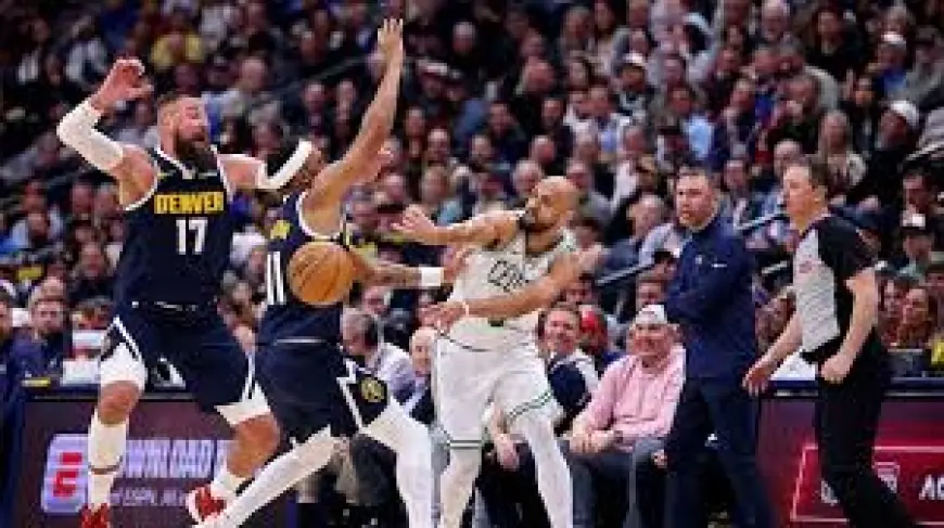 Celtics Vs Nuggets: Jaylen Brown likes where the celtics vs nuggets matchup left Boston