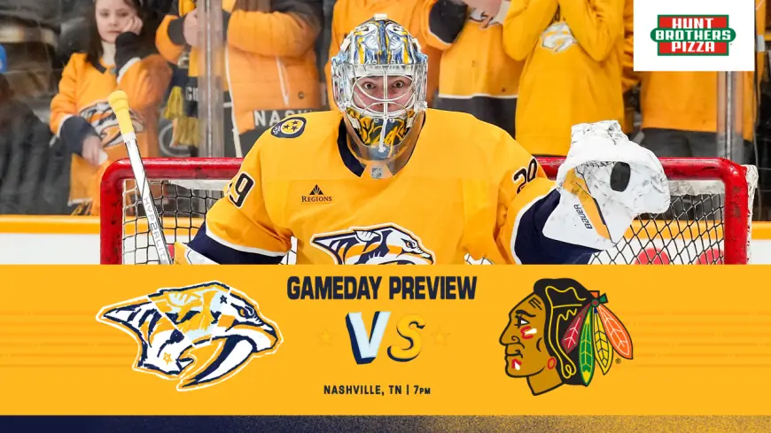 Blackhawks Vs Predators: Predators Resume After Olympic Break with Hockey Fights Cancer Night in Nashville