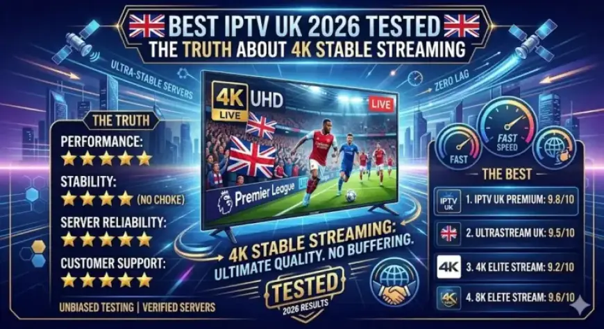 Top UK IPTV 2026: Unveiling Stable 4K Streaming Performance