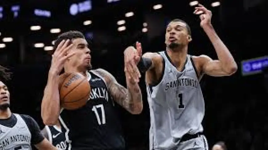 Spurs Vs Nets: spurs vs nets — Spurs win 126-110, 11th straight and February sweep
