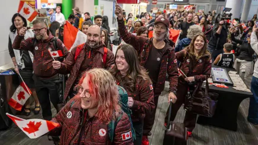 Canadian Paralympians Celebrated with Parade Before Departing for Italy Games