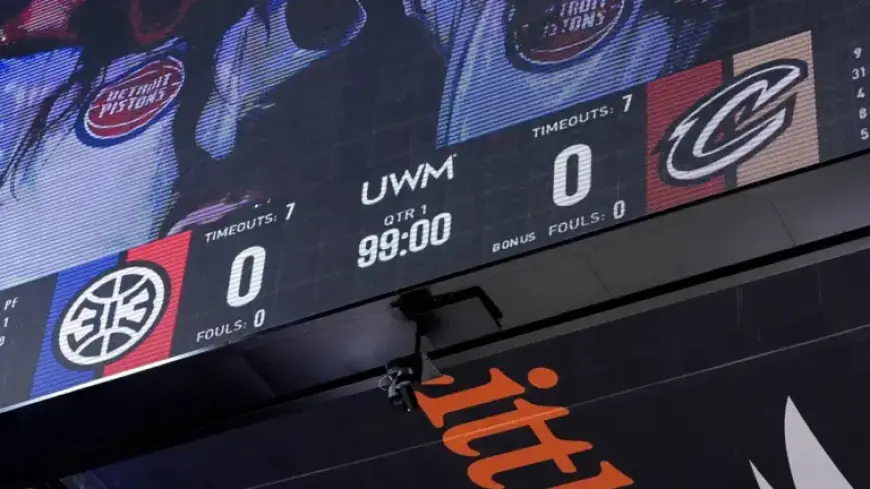 Horn Malfunction Delays Pistons vs. Cavaliers Game at LCA