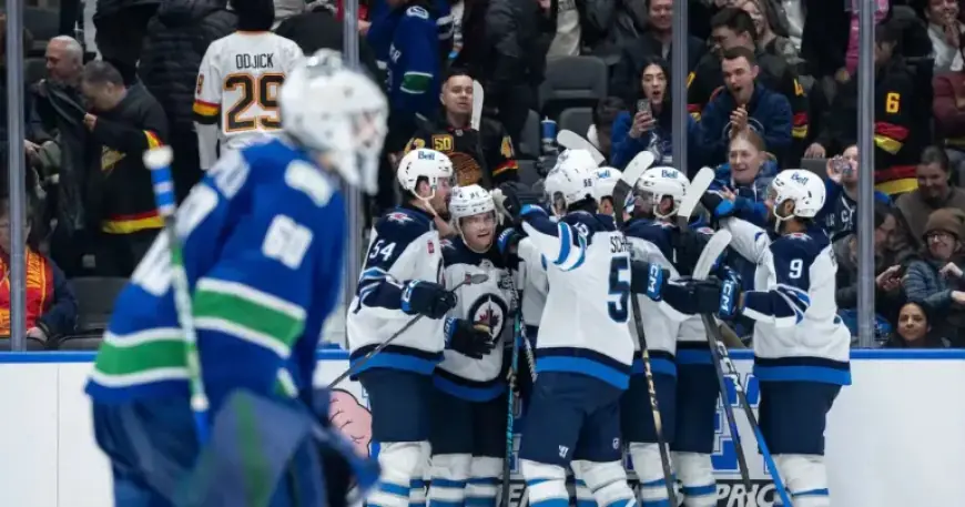 Perfetti Scores OT Winner, Lifts Jets Past Canucks