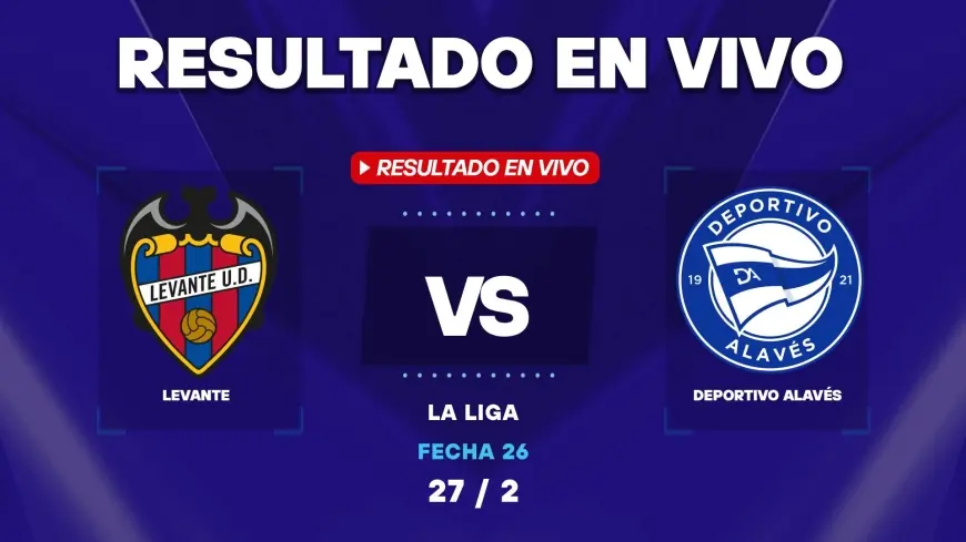 Levante Vs Alavés: Carlos Espí rescata al Levante tras la expulsión de Parada