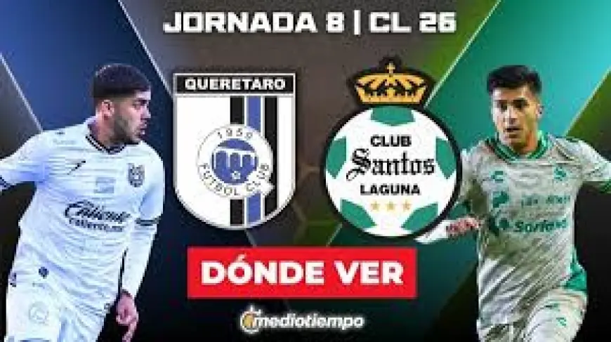 Querétaro - Santos: querétaro - santos terminó 2-2 en La Corregidora