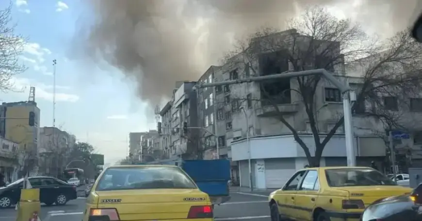 Reports: Multiple Explosions and Thick Smoke Emerge in Central Tehran