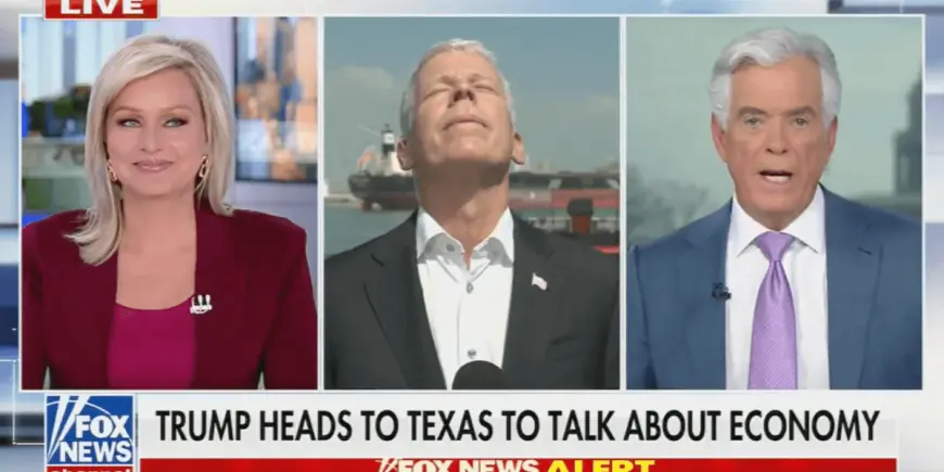 Fox News clip of Chris Wright on live shot sparks jokes on fox news