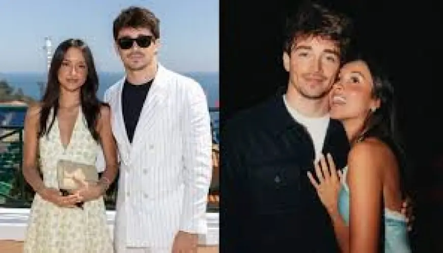 Charles Leclerc appears to wed Alexandra Saint Mleux in Monaco amid vintage Ferrari scenes