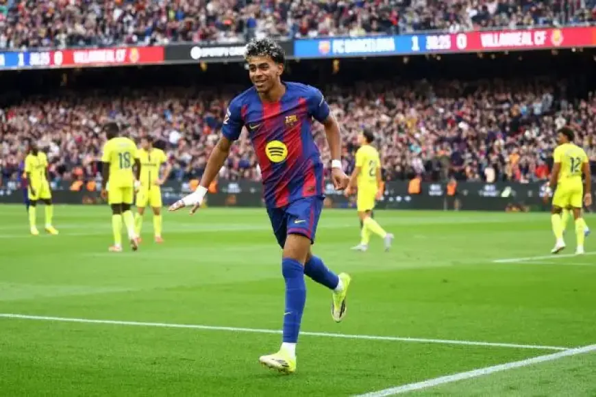Lamine Yamal’s Stunning Goal Extends Barcelona’s Lead Over Villarreal