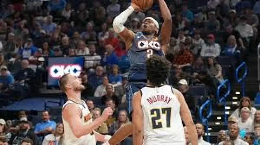 OKC Thunder 127, Denver Nuggets 121 — SGA Drops 36, Jokić Records Triple-Double in Loss