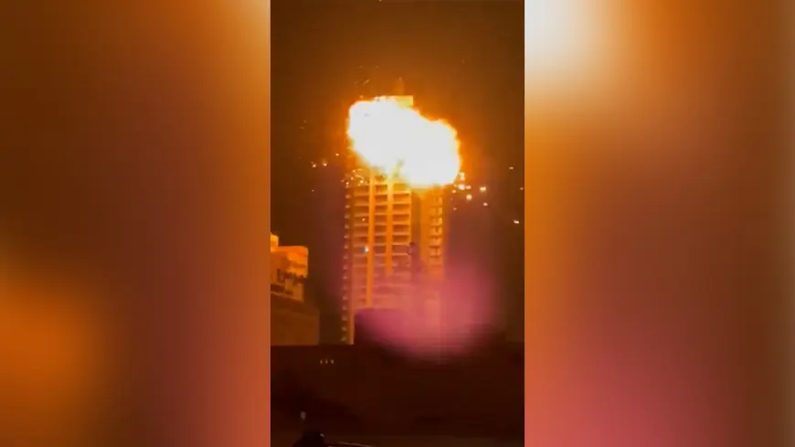 Bahrain high-rise struck in suspected Iranian drone incident