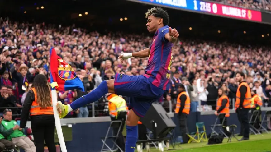 Barcelona - Villarreal: Lamine Yamal y su hat trick lifts Barça in barcelona - villarreal rout